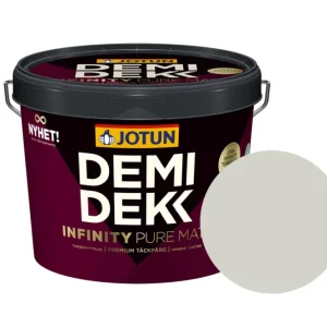Must-Have Jotun Demidekk Infinity Pure Matt Beits – Dekkend Mat - Lys Antikkgra - 3 l