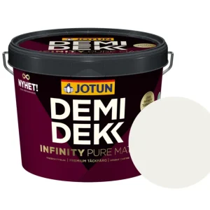 Jotun Demidekk Infinity Pure Matt Beits – Dekkend Mat - Letthet - 10 l Dagaanbieding