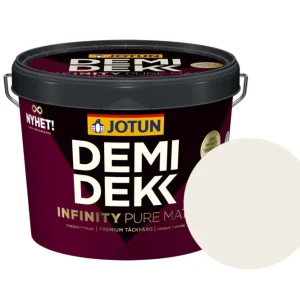Actieprijs Jotun Demidekk Infinity Pure Matt Beits – Dekkend Mat - Egghvit - 10 l