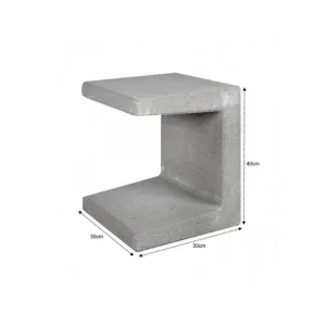 U Element Beton 30x30x40cm Grijs - Gardenlux Shop Nu