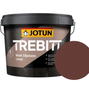 Jotun Trebitt Oljebeis Beits – Transparant Mat – Kastanje - 10 l Lage Prijs