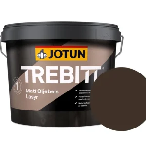 Jotun Trebitt Oljebeis Beits – Transparant Mat – Tjærebrun - 10 l Weekendaanbieding
