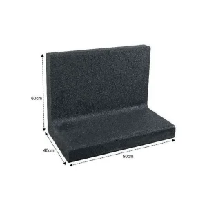 L Element Beton 50x40x60cm Zwart Gardenlux Hoge Kwaliteit