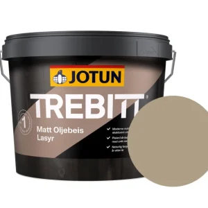 Jotun Trebitt Oljebeis Beits – Transparant Mat – Røykgra - 10 l Betrouwbaar