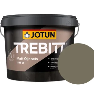Jotun Trebitt Oljebeis Beits – Transparant Mat – Lavgra - 10 l Fabrieksprijs