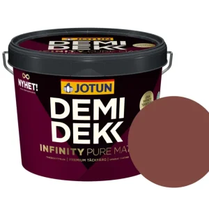 Direct Beschikbaar Jotun Demidekk Infinity Pure Matt Beits – Dekkend Mat - Villvinn - 10 l