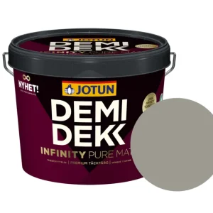 Snelle Levering Jotun Demidekk Infinity Pure Matt Beits – Dekkend Mat - Kontur - 10 l