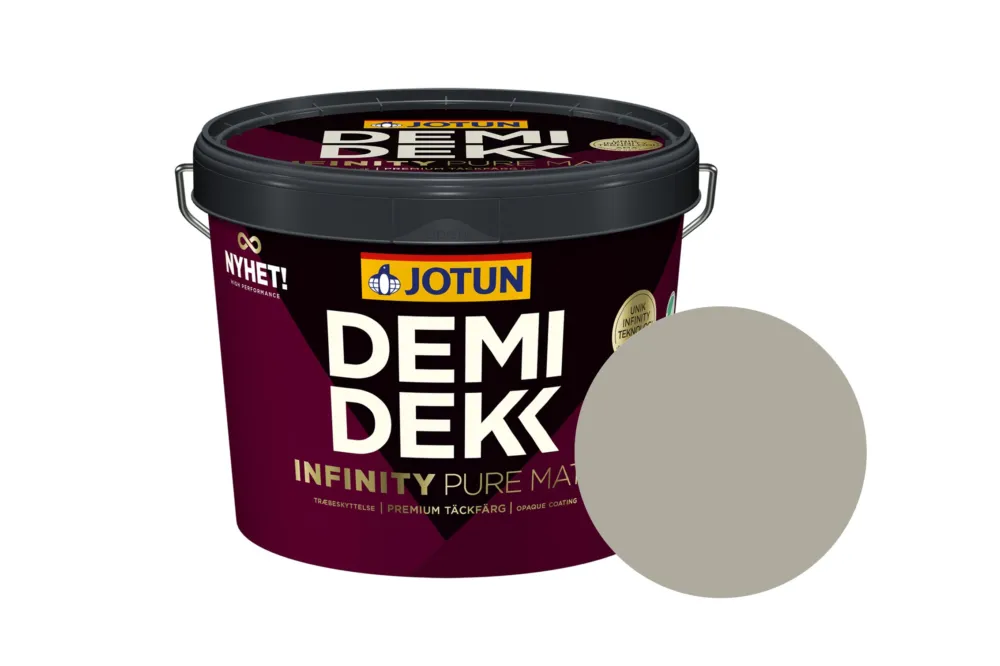 Bestel Nu Jotun Demidekk Infinity Pure Matt Beits – Dekkend Mat - Varmgra - 3 l