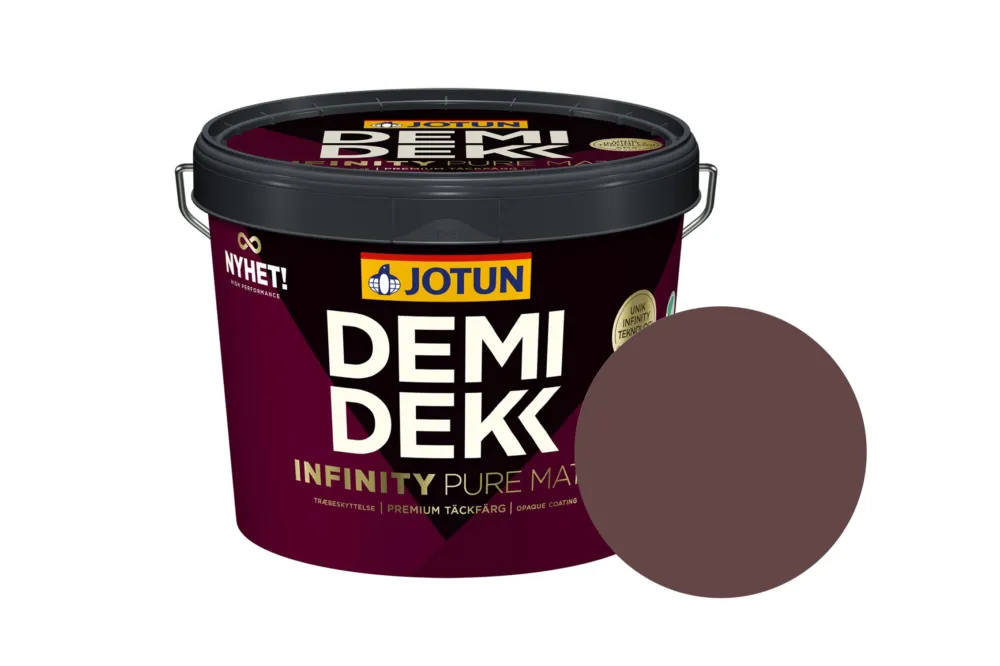 Seizoensaanbieding Jotun Demidekk Infinity Pure Matt Beits – Dekkend Mat - Dodenkopf - 10 l