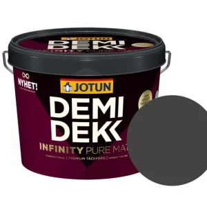 Betaalbaar Jotun Demidekk Infinity Pure Matt Beits – Dekkend Mat - Brunsvart - 10 l