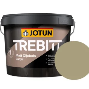 Jotun Trebitt Oljebeis Beits – Transparant Mat – Soft Green - 10 l Gratis Retour