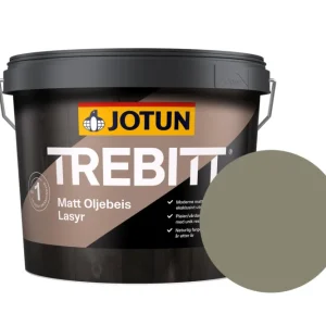 Jotun Trebitt Oljebeis Beits – Transparant Mat – Nordic Green - 10 l Finale Uitverkoop