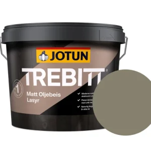 Jotun Trebitt Oljebeis Beits – Transparant Mat – Skigardsgra - 10 l Direct Verzonden