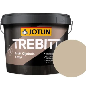 Lage Prijs Jotun Trebitt Oljebeis Beits – Transparant Mat – Sandgra - 10 l