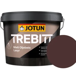 Must-Have Jotun Trebitt Oljebeis Beits – Transparant Mat – Modern Red - 10 l