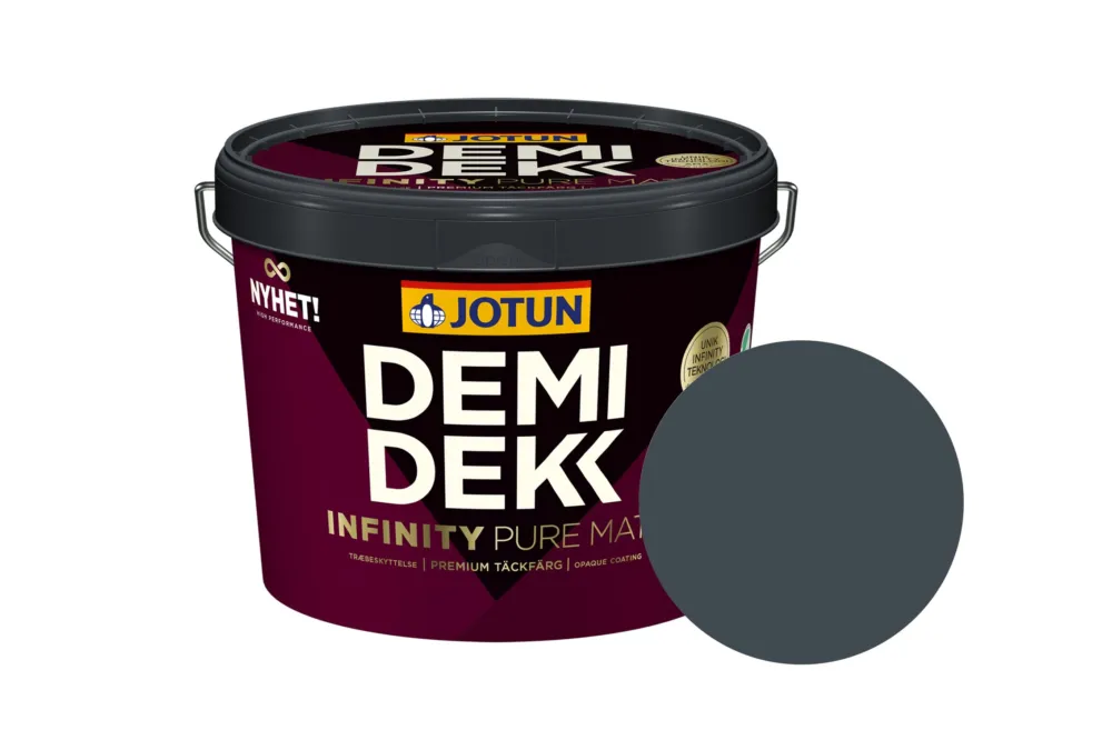 Must-Have Jotun Demidekk Infinity Pure Matt Beits – Dekkend Mat - Fjellbla - 10 l