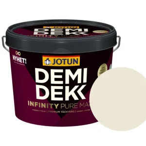 Seizoensaanbieding Jotun Demidekk Infinity Pure Matt Beits – Dekkend Mat - Kalksten - 10 l