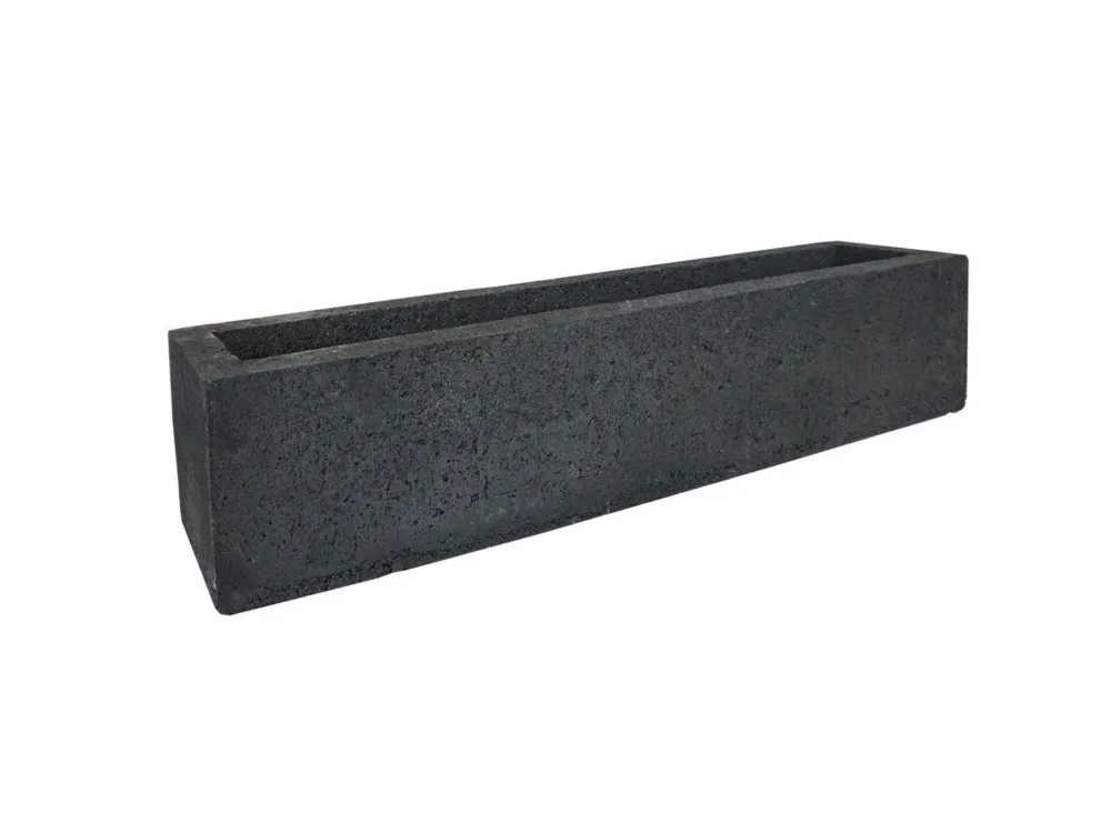 Beplantingselement Fiora Block Gardenlux 100x20x20cm Antraciet Betrouwbaar