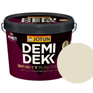 Snelle Levering Jotun Demidekk Infinity Pure Matt Beits – Dekkend Mat - Fyn - 10 l
