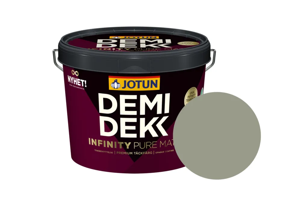 Jotun Demidekk Infinity Pure Matt Beits – Dekkend Mat - Dewy Green - 10 l Gereduceerde Prijs