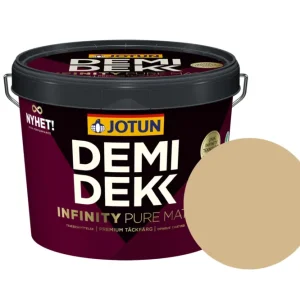 Gereduceerde Prijs Jotun Demidekk Infinity Pure Matt Beits – Dekkend Mat - Gul Antikk - 10 l