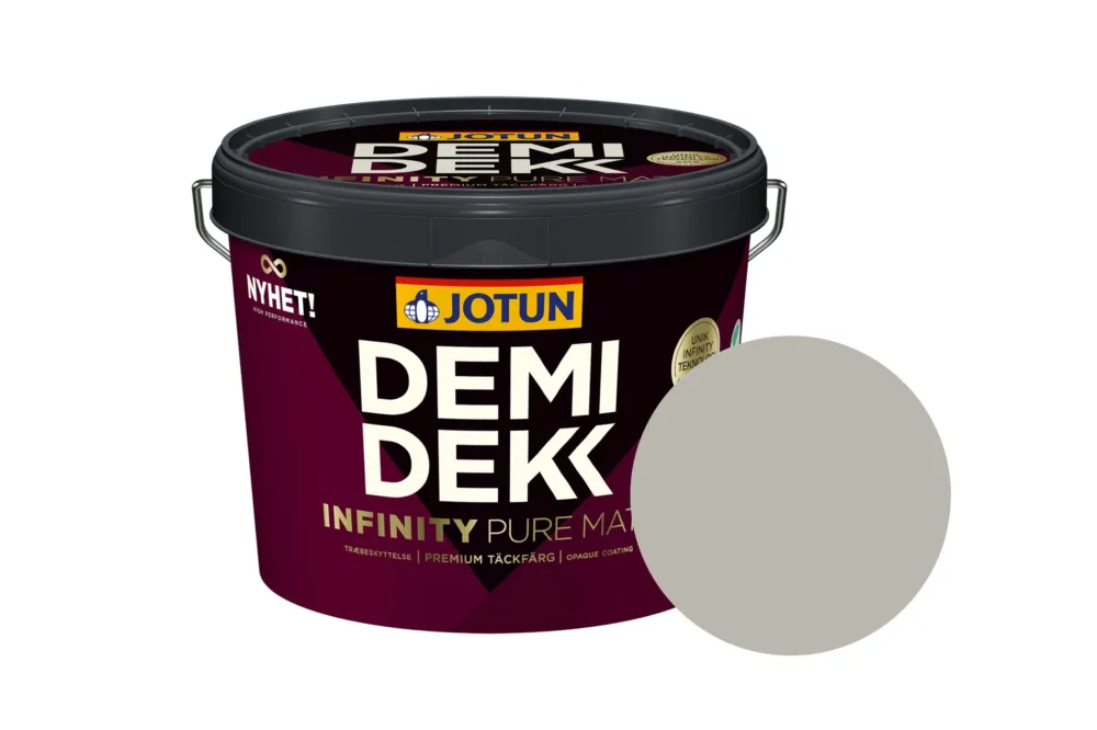 Nieuw Jotun Demidekk Infinity Pure Matt Beits – Dekkend Mat - Skodde - 10 l