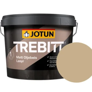 Jotun Trebitt Oljebeis Beits – Transparant Mat – Naturlig Eldet - 10 l Koopje