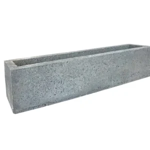 Flitsaanbieding Beplantingselement Fiora Block Gardenlux 100x20x20cm Grijs