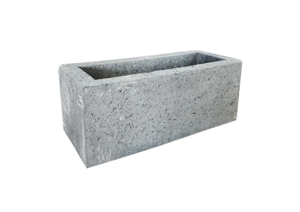 Beplantingselement Fiora Block Gardenlux 50x20x20cm Grijs Korting