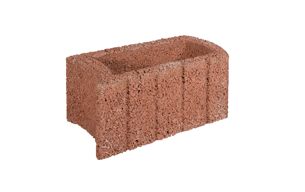 Populair Beplantingselement Ovalflor Gardenlux 40x21x20cm Bruin