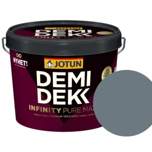 Laatste Kans Jotun Demidekk Infinity Pure Matt Beits – Dekkend Mat - Kjønnrøk Dempet - 10 l