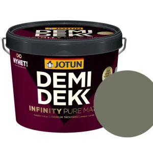 Bestseller Jotun Demidekk Infinity Pure Matt Beits – Dekkend Mat - Herregardsgrønn - 3 l