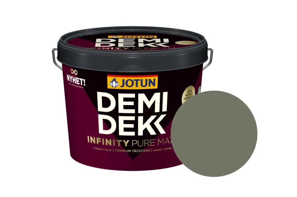 Bestel Nu Jotun Demidekk Infinity Pure Matt Beits – Dekkend Mat - Herregardsgrønn - 10 l