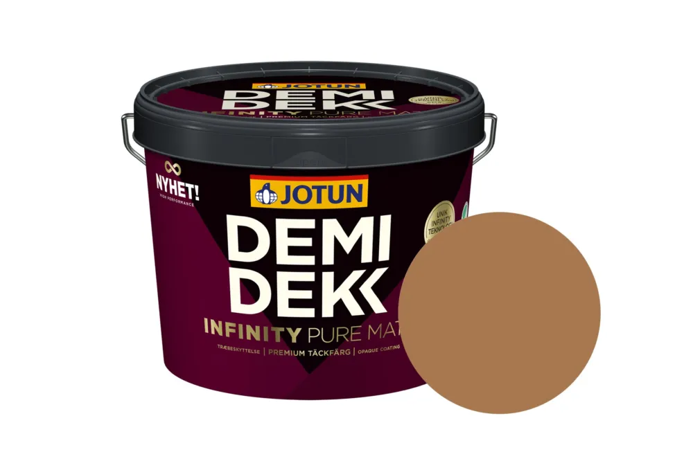 Jotun Demidekk Infinity Pure Matt Beits – Dekkend Mat - Høststemning - 3 l Alleen Vandaag