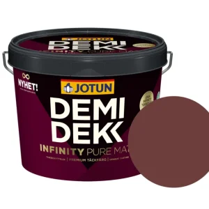 Voordeelprijs Jotun Demidekk Infinity Pure Matt Beits – Dekkend Mat - Mørk Rubin - 10 l