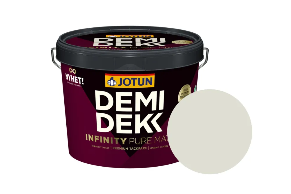 Voordeelprijs Jotun Demidekk Infinity Pure Matt Beits – Dekkend Mat - Tidløs - 10 l