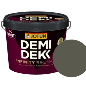 Jotun Demidekk Infinity Pure Matt Beits – Dekkend Mat - Grønn Umbra - 10 l Op = Op