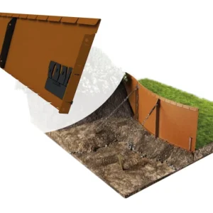 Straightcurve Flexline Borderrand Cortenstaal 56 x 216 cm Voordeelprijs