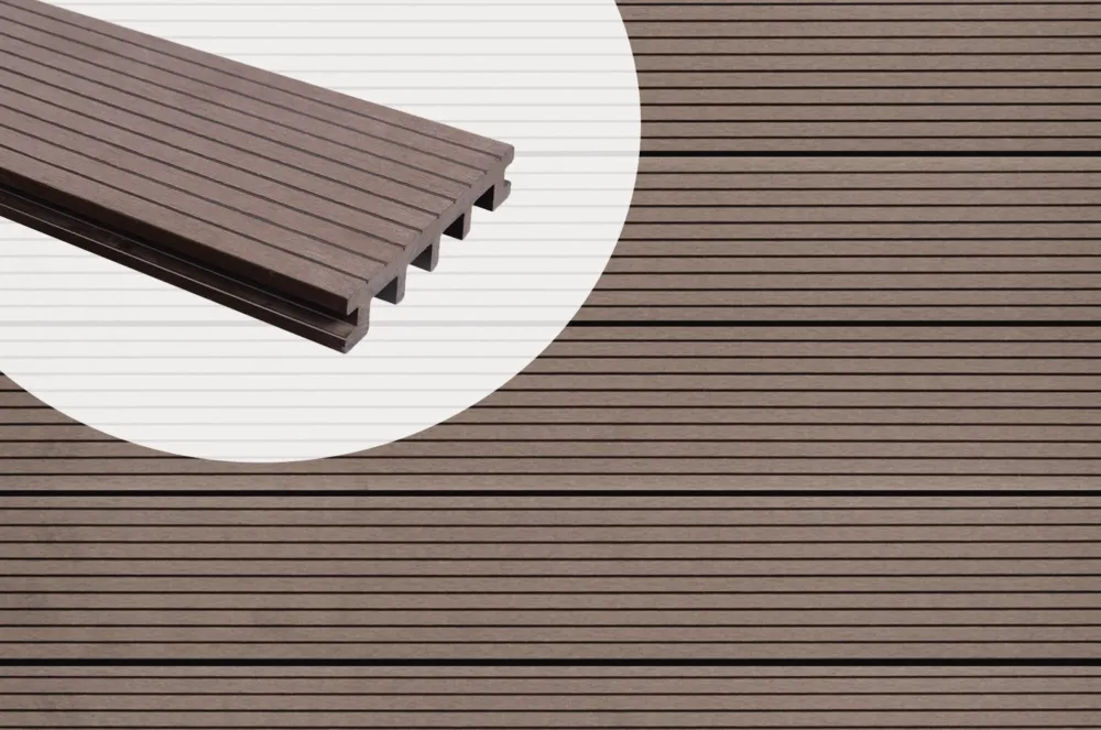 Exclusieve Aanbieding Vlonderplank Composiet Timmdek The Andes 2.3 x 14 cm Pecan - 400 cm