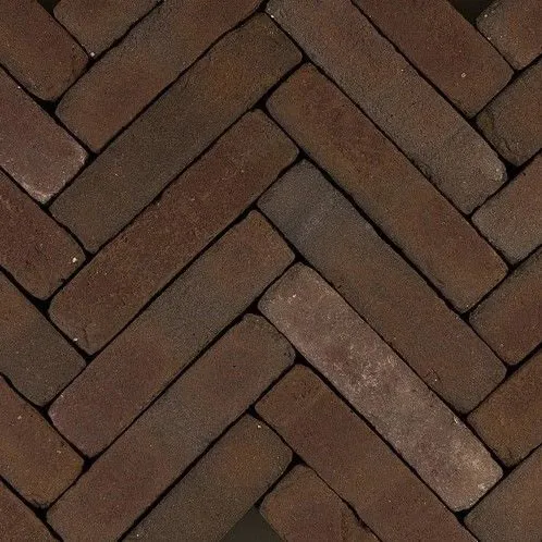 Populair Gebakken Waalformaat Art Bricks Getrommeld Gardenlux 5x20x6cm - Vermeer Vlamoven Bruin