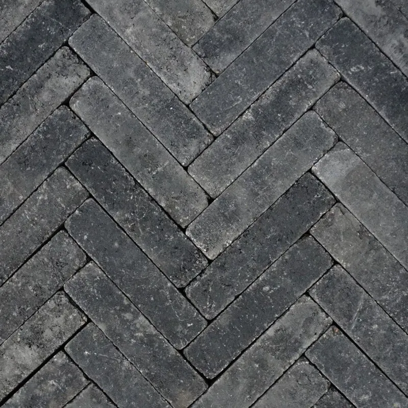 Voordeelprijs Getrommelde Waaltjes Retrostones Plus Gardenlux 5x20x6cm - Antraciet