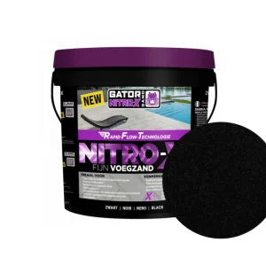 Hete Deal Fijn voegmortel Gator Nitro X Zwart 12,5 kg