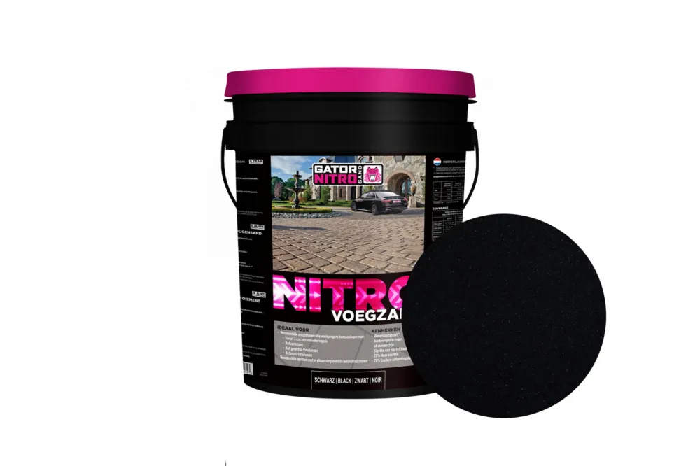Voegzand Gator Nitro Sand Zwart 18,14 kg Nu Kopen