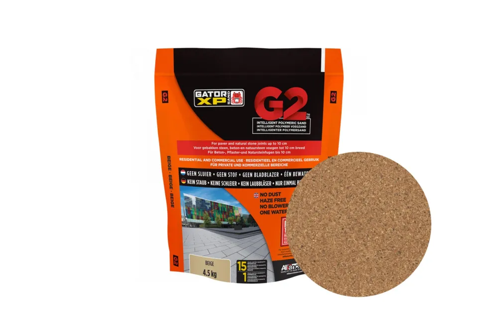 Direct Beschikbaar Onkruidvrij Voegmiddel GatorSand XP G2 Beige 4,5 kg