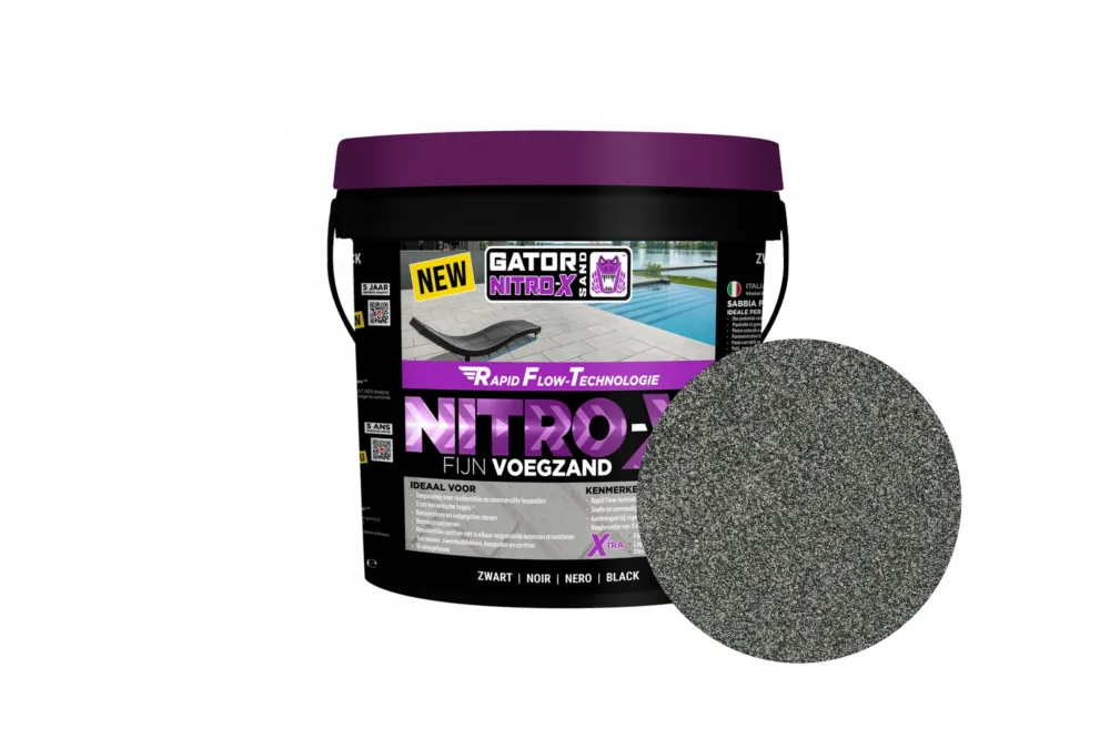 Koop Vandaag Fijn voegmortel Gator Nitro X Donkergrijs 12,5 kg