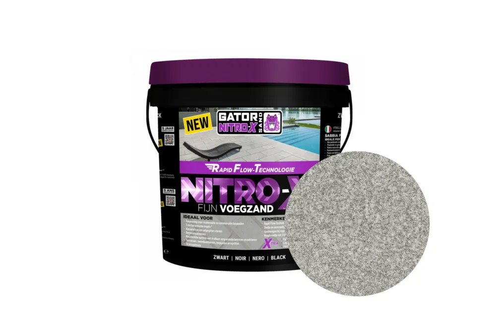 Hoge Kwaliteit Fijn voegmortel Gator Nitro X Platina 12,5 kg
