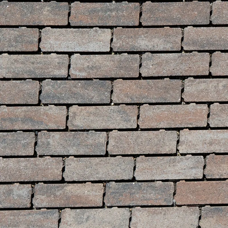 Bestel Nu Eco Bricks Waterpasserend Gardenlux 7x21x8cm - Volkerak Beige/Bruin/Grijs