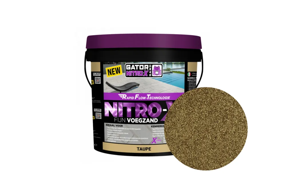 Fijn voegmortel Gator Nitro X Taupe 12,5 kg Superprijs
