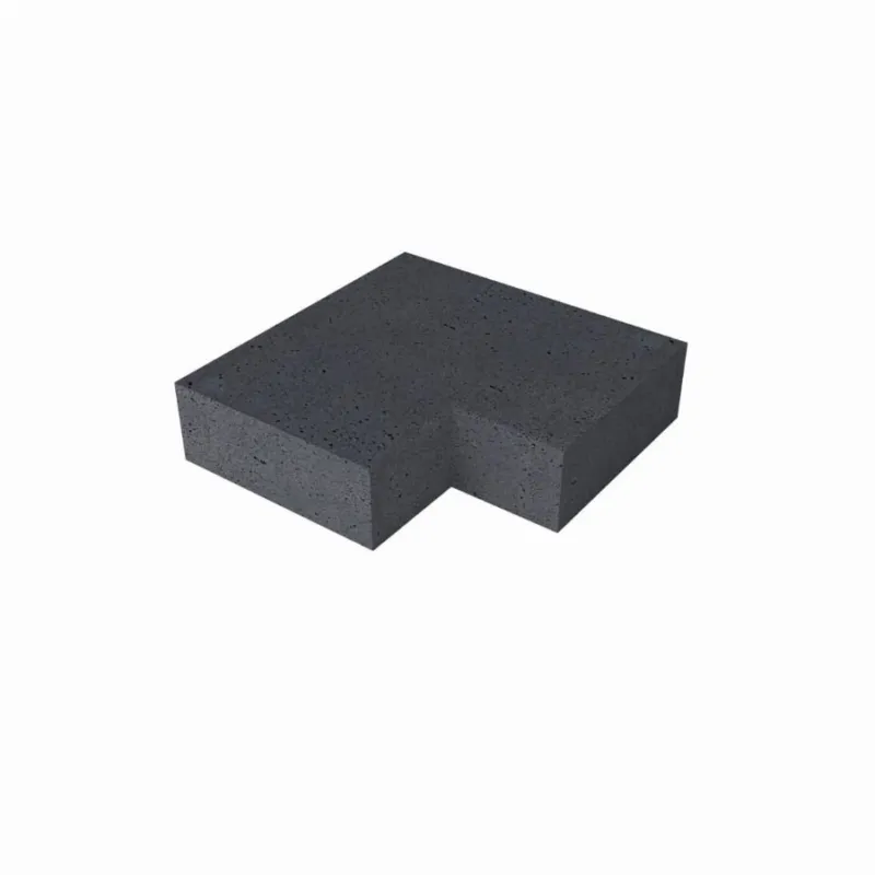 Premium Schellevis Oud Hollandse Traptrede Massief Hoek Binnen 20x40x60-60cm Antraciet - Gardenlux