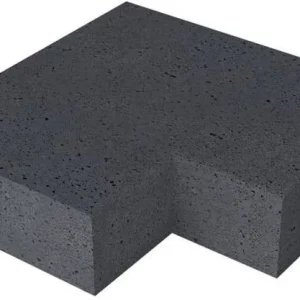 Shop Nu Schellevis Oud Hollandse Traptrede Massief Hoek Binnen 15x37x60-60cm Antraciet - Gardenlux